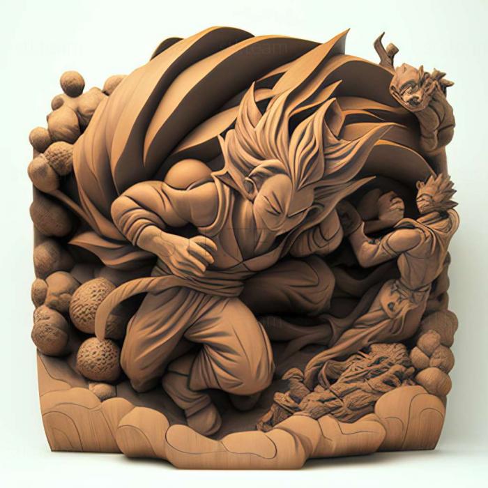 3D модель Dragon Ball Акіра Торіяма (STL)